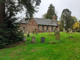 The churchyard at St John the Baptist, Albrighton